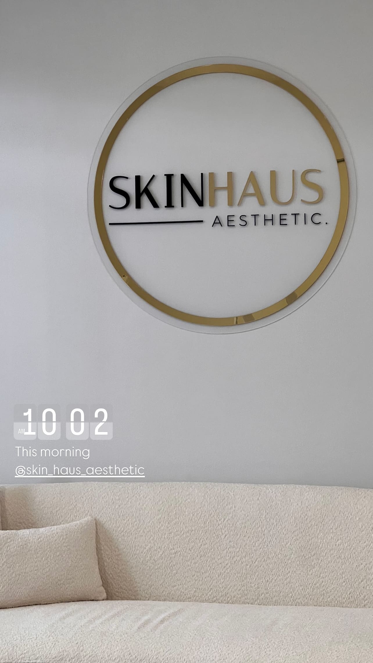 Skin Haus Aesthetic clinic branding content